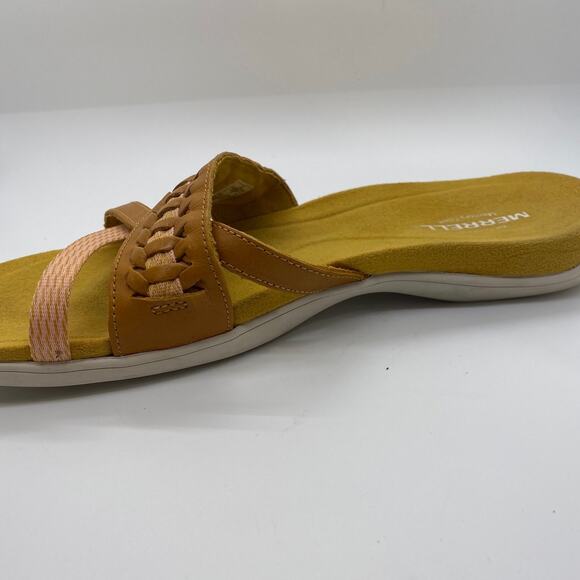 Merrell District Kempsey Air Cushion Memory Foam Sandals leather womens sz 9 - Picture 2 of 7